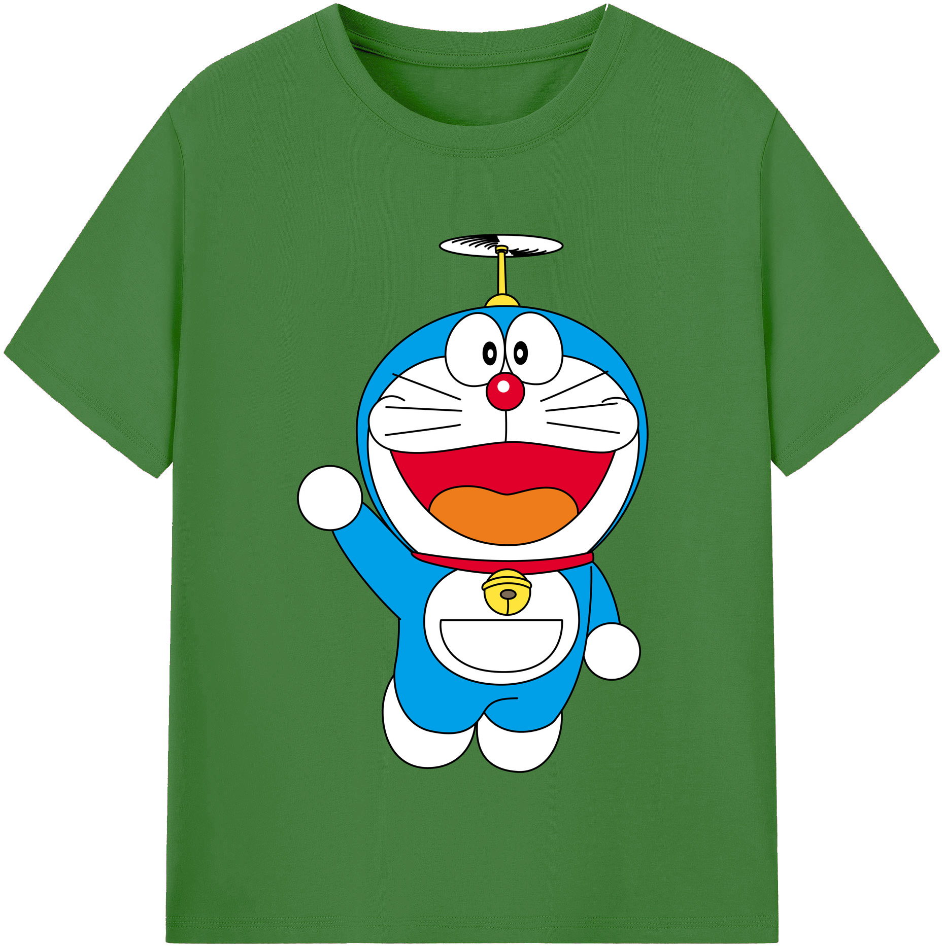 （画像用） ドラえもん Doraemon レディースカジュアルプリントTシャツ（綿100％）